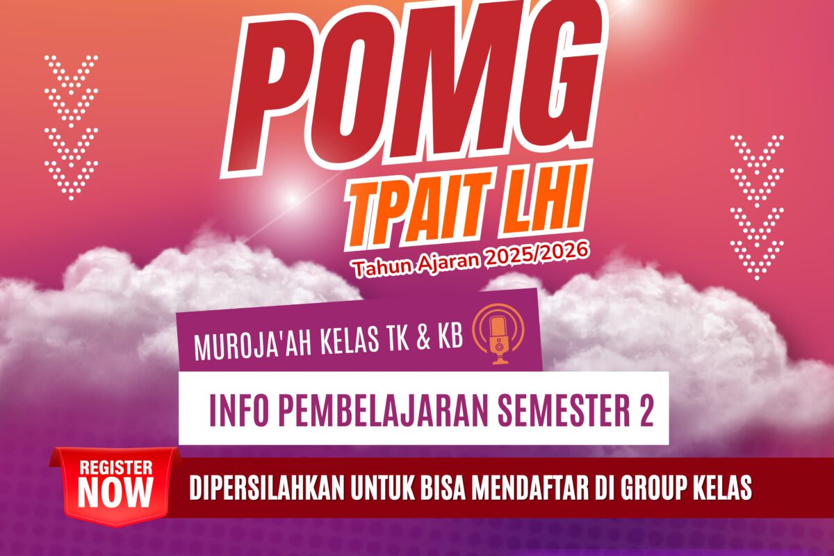 Flyer POMG TPAIT LHI Semester 2 Tahun Ajaran 2025/2026